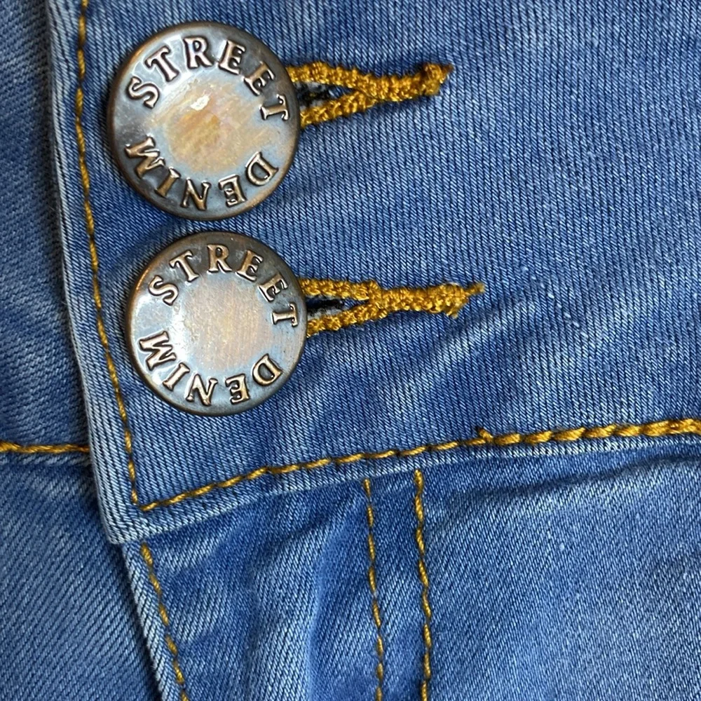 Junior Women's size 3/4 vip street denim Jeans - Picture 4 of 12